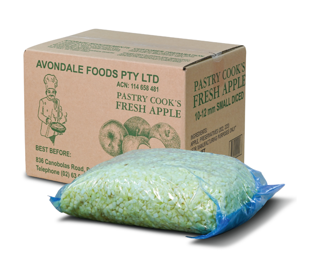 Australian-Made Fresh Diced Apple | Avondale Foods
