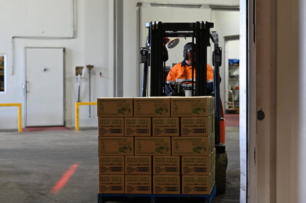 How do you ensure food safety and maintain freshness of processed fruit ingredients?